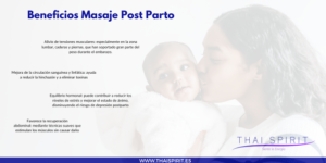 beneficios masaje post parto masaje tailandes thai spirit